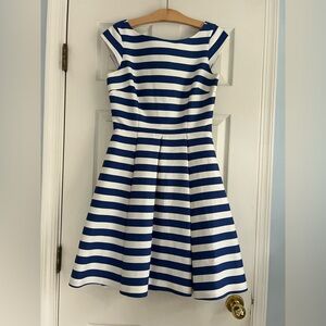 Kate Spade Blue and White Stripe Dress. Size 6.